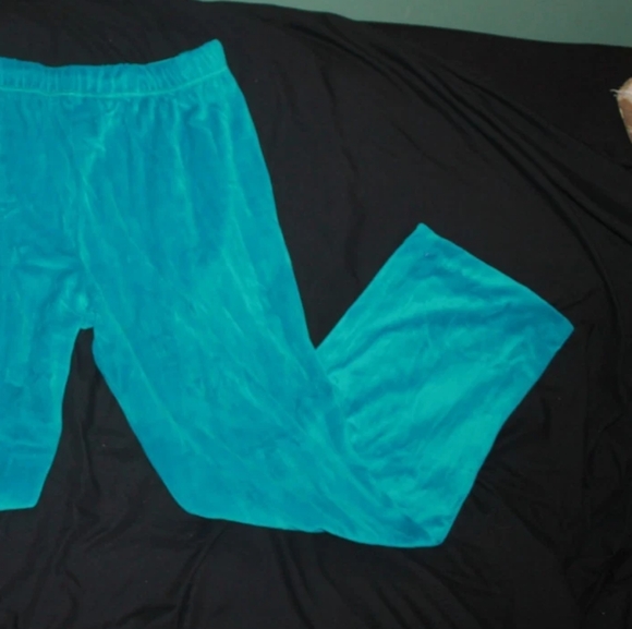 Vintage Seventh Avenue Women's Aqua Turquoise Sweatpants Size Large - Picture 14 of 14